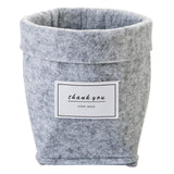Nordic Plant Grow Bag Home Decorations Desktop Felt Flower Basket Fleshy Pot Thicken Garden Pot Garden Supplies