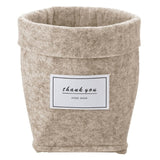 Nordic Plant Grow Bag Home Decorations Desktop Felt Flower Basket Fleshy Pot Thicken Garden Pot Garden Supplies