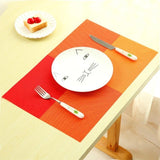 Household Fashion PVC Dining Table Placemat Europe Style Home Kitchen Tools Tableware Pad Coaster Coffee Tea Place Mat