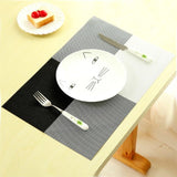 Household Fashion PVC Dining Table Placemat Europe Style Home Kitchen Tools Tableware Pad Coaster Coffee Tea Place Mat