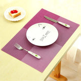 Household Fashion PVC Dining Table Placemat Europe Style Home Kitchen Tools Tableware Pad Coaster Coffee Tea Place Mat