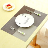 Household Fashion PVC Dining Table Placemat Europe Style Home Kitchen Tools Tableware Pad Coaster Coffee Tea Place Mat